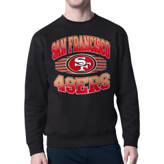 San Francisco 49ers Starter Team Grit Graphic Fleece Pullover Sweatshirt - Black discount