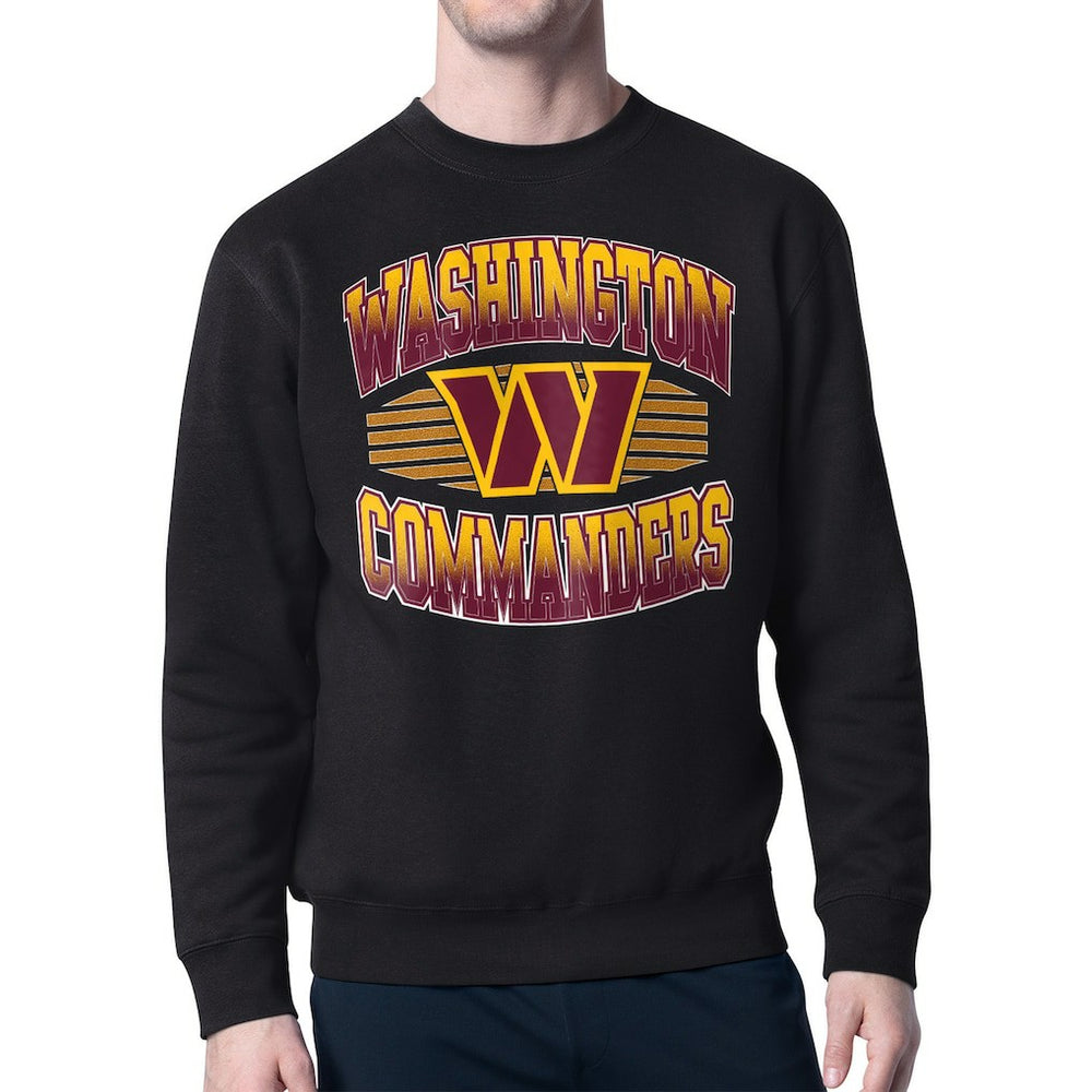 Washington Commanders Starter Team Grit Graphic Fleece Pullover Sweatshirt - Black online