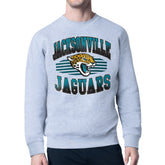 Jacksonville Jaguars Starter Team Grit Graphic Fleece Pullover Sweatshirt - Heather Gray online
