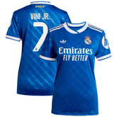 Vinicius Junior Real Madrid Women's 2025/26 Third Replica Player Jersey Discount - Blue