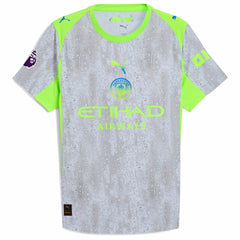 Manchester City 2025/26 Third Jersey - Green/Neon Green for sale