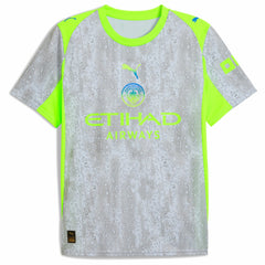 Manchester City 2025/26 Third Replica Jersey - Green/Neon Green for sale