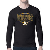 Athletics Starter Team Track Graphic Long Sleeve T-Shirt Black