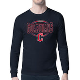Cleveland Guardians Starter Team Track Graphic Long Sleeve T-Shirt Navy
