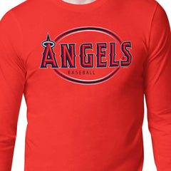 Los Angeles Angels Starter Team Track Graphic Long Sleeve T-Shirt Red