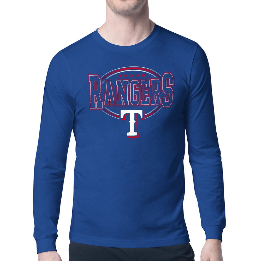 Texas Rangers Starter Team Track Graphic Long Sleeve T-Shirt Royal