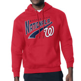 Washington Nationals Starter Modern Tailsweep Fleece Tri-Blend Pullover Hoodie Red