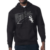 Chicago White Sox Starter Modern Tailsweep Fleece Tri-Blend Pullover Hoodie Black