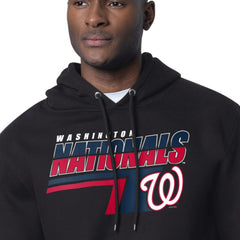 Washington Nationals Starter Logo Push Graphic Hoodie Black