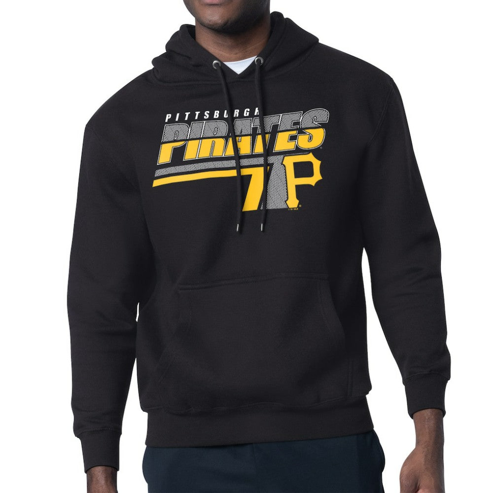 Pittsburgh Pirates Starter Logo Push Graphic Hoodie Black