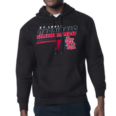St. Louis Cardinals Starter Logo Push Graphic Hoodie Black