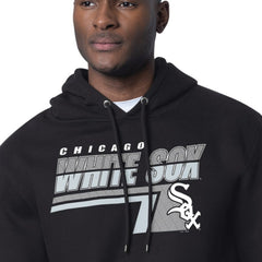 Chicago White Sox Starter Logo Push Graphic Hoodie Black