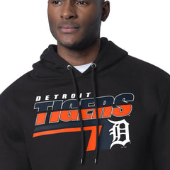 Detroit Tigers Starter Logo Push Graphic Hoodie Black