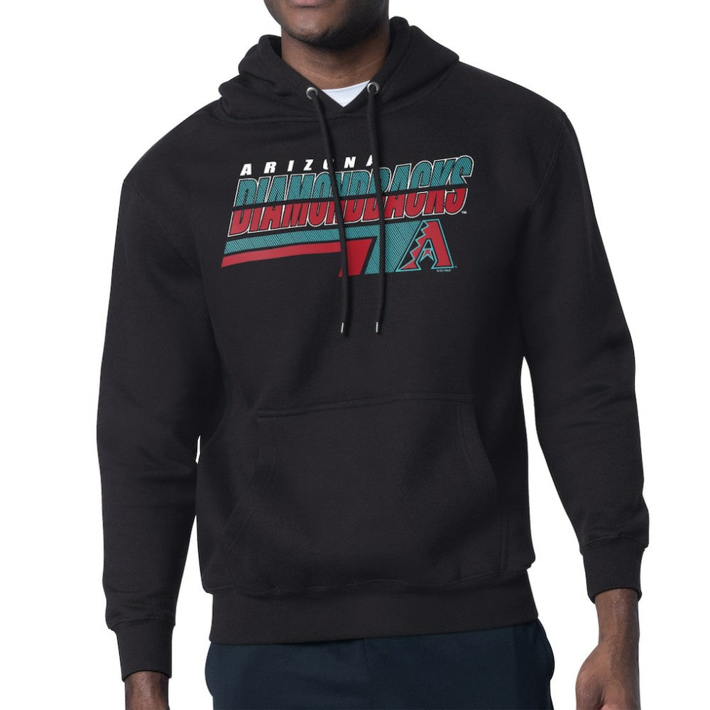 Arizona Diamondbacks Starter Logo Push Graphic Hoodie Black