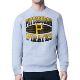 Pittsburgh Pirates Starter Team Grit Graphic Fleece Pullover Sweatshirt Heather Gray