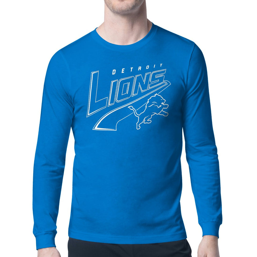 Detroit Lions Starter Modern Tailsweep Graphic Long Sleeve T-Shirt - Blue online