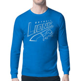Detroit Lions Starter Modern Tailsweep Graphic Long Sleeve T-Shirt - Blue online