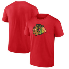 Chicago Blackhawks Primary Logo T-Shirt - Red T-shirts
