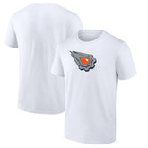 Edmonton Oilers Primary Logo T-Shirt - White T-shirts