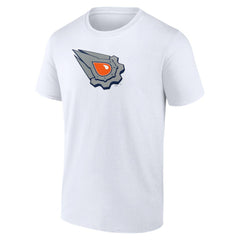 Edmonton Oilers Primary Logo T-Shirt - White T-shirts