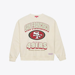 San Francisco 49ers Women's Tonal Arch Sweatshirt - Cream cheap