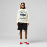 Seattle Seahawks Women's Tonal Arch Sweatshirt - Cream outlet