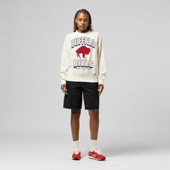 Buffalo Bills Women's Tonal Arch Sweatshirt - Cream sale