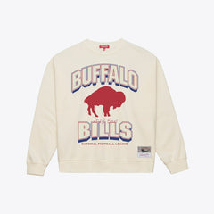 Buffalo Bills Women's Tonal Arch Sweatshirt - Cream sale