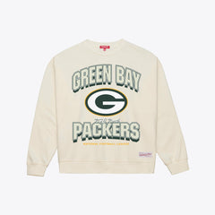 Green Bay Packers Women's Tonal Arch Sweatshirt - Cream outlet