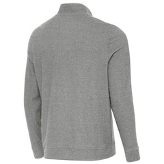 Tampa Bay Buccaneers Antigua 50th Season Subtle Quarter-Zip Sweatshirt - Heather Black on sale