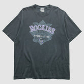 Colorado Rockies 2000s T-Shirt Charcoal Vintage