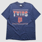 Minnesota Twins Hanes 1993 T-Shirt Blue Vintage