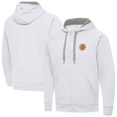 Boston Bruins Antigua Victory Full-Zip Hoodie - White Hoodies