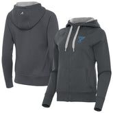 St. Louis Blues Antigua Women's Victory Full-Zip Hoodie - Charcoal Hoodies