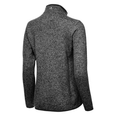 Boston Bruins Antigua Women's Fortune Half-Zip Pullover - Heather Black Pullover