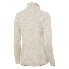 Boston Bruins Antigua Women's Fortune Half-Zip Pullover - Oatmeal Pullover