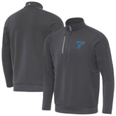 St. Louis Blues Antigua Generation Quarter-Zip Pullover Top - Pewter Pullover