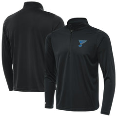 St. Louis Blues Antigua Tribute Lightweight Quarter-Zip Pullover - Gray Pullover