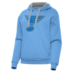 St. Louis Blues Antigua Women's Victory Pullover Hoodie - Blue Hoodies