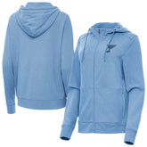 St. Louis Blues Antigua Women's Seeker Full-Zip Hoodie - Heather Blue Hoodies