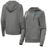 St. Louis Blues Antigua Women's Seeker Full-Zip Hoodie - Heather Black Hoodies