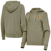 Boston Bruins Antigua Women's Justice Pullover Hoodie - Olive Hoodies