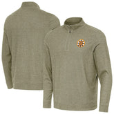 Boston Bruins Antigua Subtle Quarter-Zip Sweatshirt - Olive Sweatshirts
