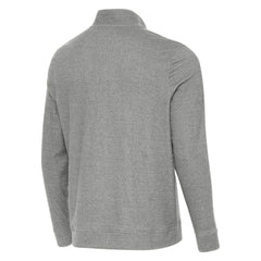 St. Louis Blues Antigua Subtle Quarter-Zip Sweatshirt - Heather Black Sweatshirts
