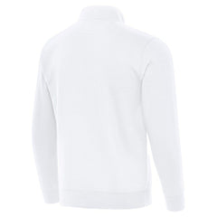 St. Louis Blues Antigua Victory Quarter-Zip Pullover Top - White Pullover
