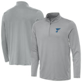 St. Louis Blues Antigua Reprocess Quarter-Zip Pullover - Gray Pullover