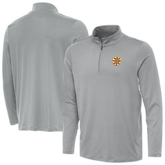 Boston Bruins Antigua Reprocess Quarter-Zip Pullover - Gray Pullover