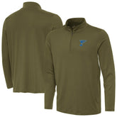 St. Louis Blues Antigua Reprocess Quarter-Zip Pullover - Olive Pullover