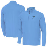 St. Louis Blues Antigua Intent Quarter-Zip Top - Blue Tops