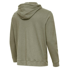Boston Bruins Antigua Cloud Pullover Hoodie - Olive Hoodies